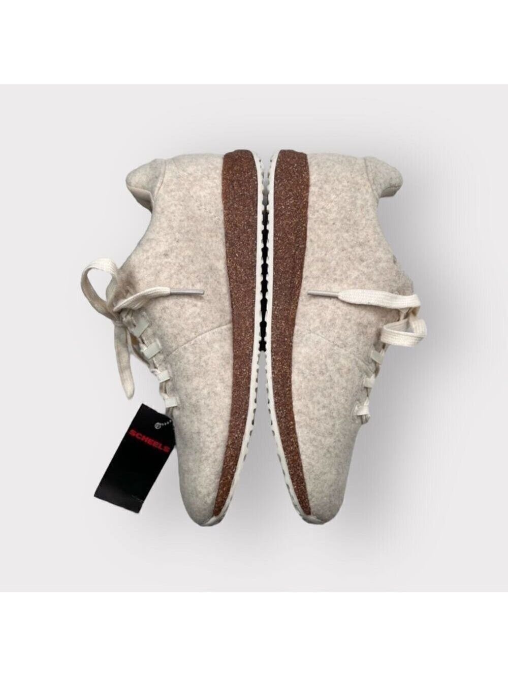 Madden Girl NEW Womens 7 Catch Oat Felted Sneaker Fall Neutral Comfort Shoes NWT - Picture 2 of 6